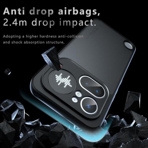 Image of Phone Case for Nothing Phone 4a Pro, Matte PC+TPU Cover, Air Bag Corner Protection, Anti-Fingerprint, Never Turns Yellow, Micro Arc Edge, Skin-Feel Texture, Black