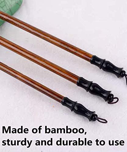 Chinese Calligraphy Brush, Writing Drawing Watercolor Ink Brushes Hubi Painting Kanji Japanese Sumi Wolf Bamboo Brushes Set For Professional Beginner (Green) #TOP2