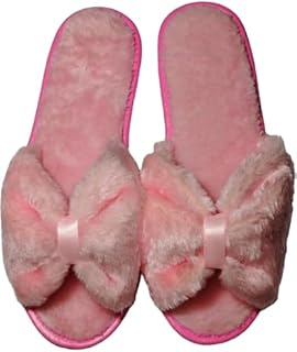 شبشب بينك فرو نسائيموديل الفيونكة