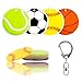 XIUBOSHI Pack of 6 Acrylic Keychains Showcasing Basketball Football Tennis Designs for Students Parents Family Fun Fashion Keychain