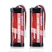 AWANFI 7.2V 3600mAh RC Battery High Capacity NiMH Battery with Tamiya Connector for RC Car RC Truck RC Boat Traxxas LOSI Associated HPI Kyosho Tamiya Quadcopter Drone Hobby(2 Pack)