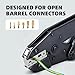 STEELITE Crimping Tool with Quick Release for Non-Insulated Open Barrel Terminals AWG 20-10 Ratchet Wire Terminal Crimper for Electronic