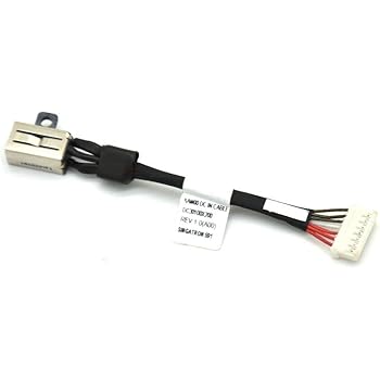 Amazon Com Hengxc New Dc Jack For Dell Xps 15 9550 9560 P56f Precision 5510 Series Dc In Cable P N Dcx0 064tm0 Computers Accessories