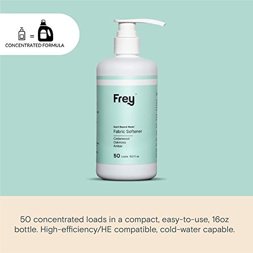 Frey Natural Liquid Fabric Softener - 2 Pack, Fabric Conditioner Keeps Clothing Looking, Feeling And Smelling Better (Cedarwood/Bold Fragrance) #TOP3