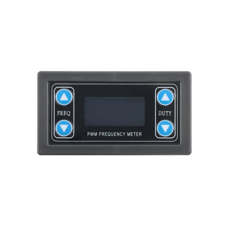 KP3 Digital PWM Signal Generator Module, Adjustable Frequency Duty Cycle Controller with Display and 4 Buttons for Bench Testing