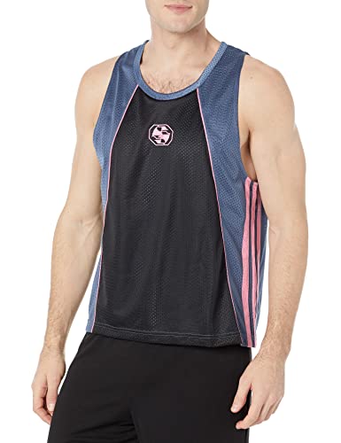 Camiseta sin mangas Adidas World Wide Hoops Creator 365 Tank de baloncesto para hombre color marrón