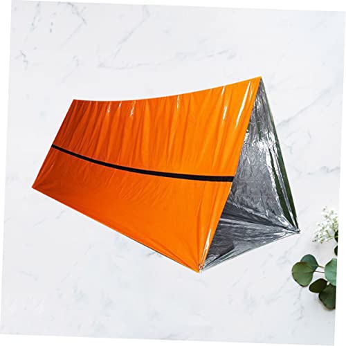 Carpa de supervivencia ligera para exteriores naranja miniatura 7
