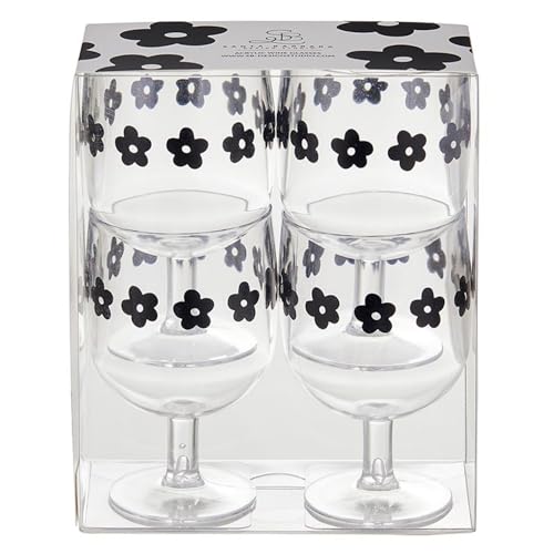 Santa Barbara Design Studio Unbreakable Wine Glasses Sippin' Pret...