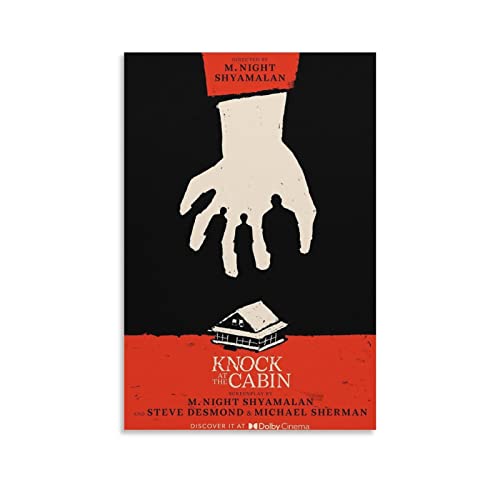 Knock at The Cabin Movie Poster (6) Canvas Painting Posters And Prints Wall Art Pictures for Living Room Bedroom Decor 08x12inch(20x30cm)