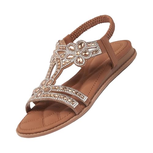 Sandales élégantes et confortables pour femme aux finitions soignées d'été