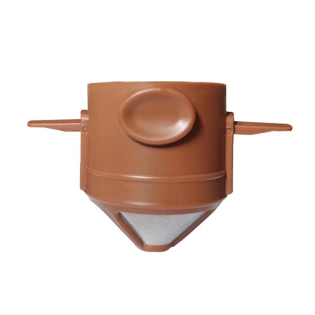 CTRLZS Portable Coffee Filter Reusable Funnel Tea Infuser Stainless Steel Minie Dripper Coffee Dripper for Home Trave-B