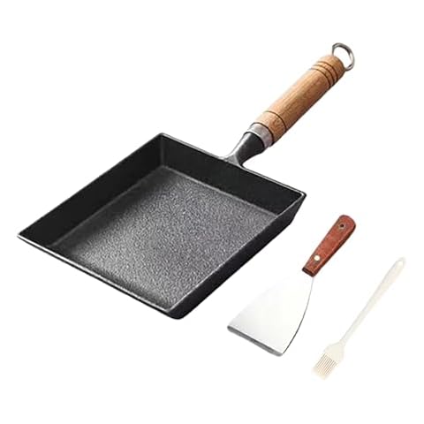 Toutrop Cast Iron Omelette Pan Cover