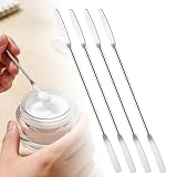 4 Stück Mini Laborspatel 15cm,Edelstahl-Mini-Laborspatel