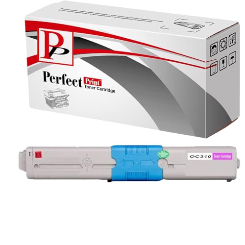 Image of Magenta Compatible Toner Cartridge For OKI C310 C330 C331 C510 C511 C530 C531 MC351 MC352 MC361 MC362 MC561 MC562 Printers