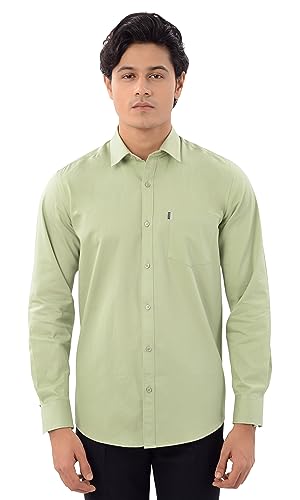 Image of Men's Solid Slim Fit Shirt