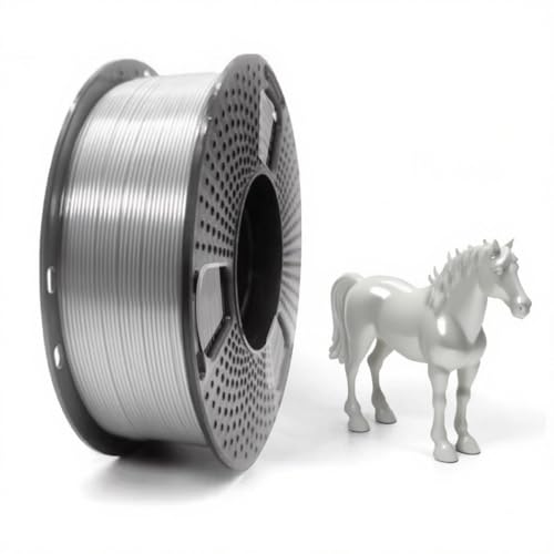 KKLM 標準 PETG フィラメント 透明マテリアル 1.75mm PETG フィラメント 透明クリア素材 1.75mm 1kg ロール 3Dプリント用 FDM/3Dプリンター材料 耐衝撃・耐熱