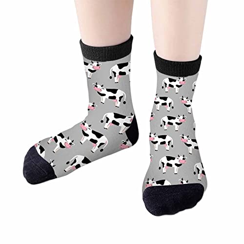 Image of Crew Socks for Woman Size 6-8 Tropical Wildlife Bright Teal Girls Socks