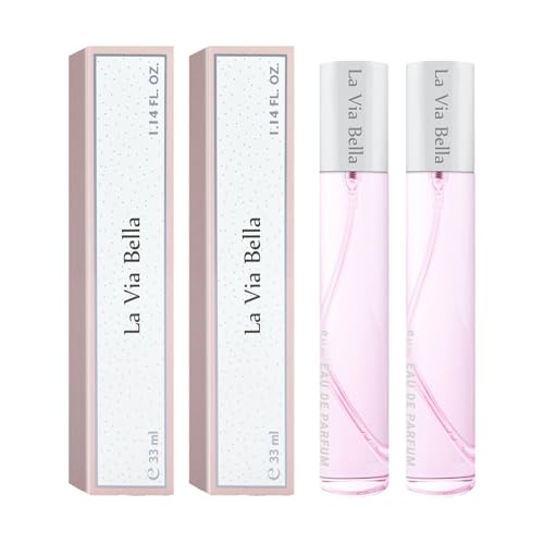NAINA Parfum Femme La Via Bella Lot de 2x 33ml – Eau de Parfum Femme inspiré – Flacon spray – Parfum unique et expériences olfactives – Compositions...