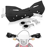 JFG バイク ハンドガード ナックルガード 7/8" 22mm 1 1/8" 28mm ハンドルバー 防風 防寒 汎用 クロスカブ スーパーカブ ハンターカブ CT125 CRF250L TW200 KLX250 など オートバイ モトクロ オフロードバイク スクーター ストリート ブラック