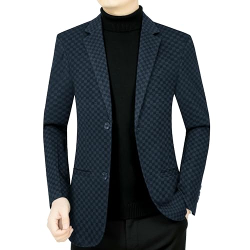 Blazer décontracté pour homme coupe ajustée veste de printemps - 2