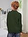 Yimoon Kids and Boys Pullover Sweaters Turtleneck Long Sleeve Cable Knit Sweaters Fall Winter Warm Sweater Top(ArmyGreen-8Y)