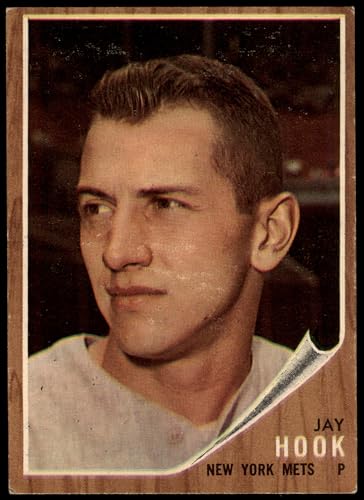 1962 Topps # 94 Jay Hook New York Mets (Baseball Card) Dean's Cards 5 - EX Mets