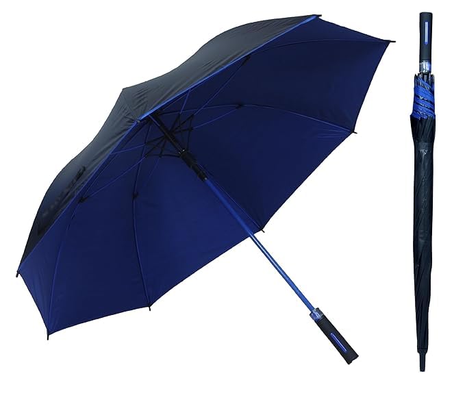 Sarth EnterpriseAuto Open Extra Large Golf Umbrella with Double Colour Canopy Rain and Wind Resistant With Sun UV Protection