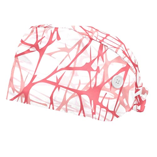 Chapeaux de travail camouflage JDEZ lot de 2 casquettes bouffantes mixtes
