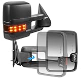 KUIPERAUTO Black Power Fold Towing Mirrors