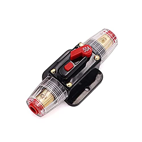 Porte-fusible réarmable de 50A avec disjoncteur audio camion 12V 24V haute sécurité