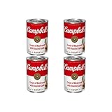 Campbell's Condensed Cream of Mushroom with Roasted Garlic Soup, 10.5 Ounce Can (Pack of 4)
