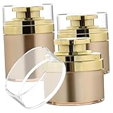 Photo Gallery safigle 3 pezzi barattoli vuoti airless con pompa contenitori cosmetici ricaricabili da vasetti pressione con sottovuoto per lozione protezione e facile riempimento Photo Gallery safigle 3 pezzi barattoli vuoti airless con pompa contenitori cosmetici ricaricabili da vasetti pressione con sottovuoto per lozione protezione e facile riempimento