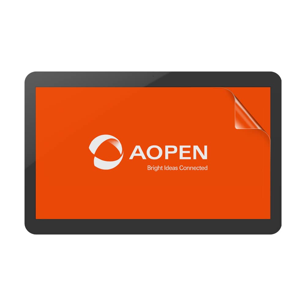 celicious Vivid Invisible Glossy HD Screen Protector Film Compatible with AOPEN Monitor 19 (C-Tile 19) [Pack of 2]