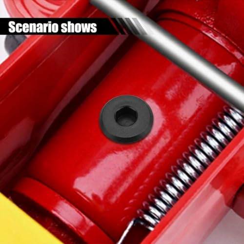 Image of Bottle Jack Floor Jack Oil Filler Plug, 8mm Flat-Head Rubber Hydraulic Filler Bung for Oil Reservoir Hole, Horizontal Jack Hydraulic Top Pressure Rod for Oil Reservoir (Flat-5PCS)