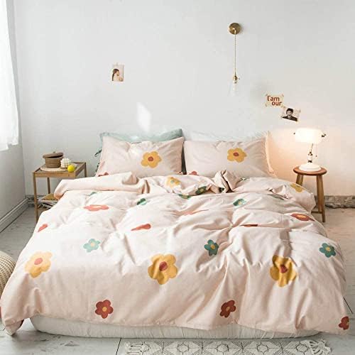 Dinosaur Duvet Cover Twin Size For Kids - Cartoon Dinosaur Bedding Set With Zipper Closure & Corner Ties, Includes 1 Duvet Cover & 2 Pillowcases, 70x83 Inches