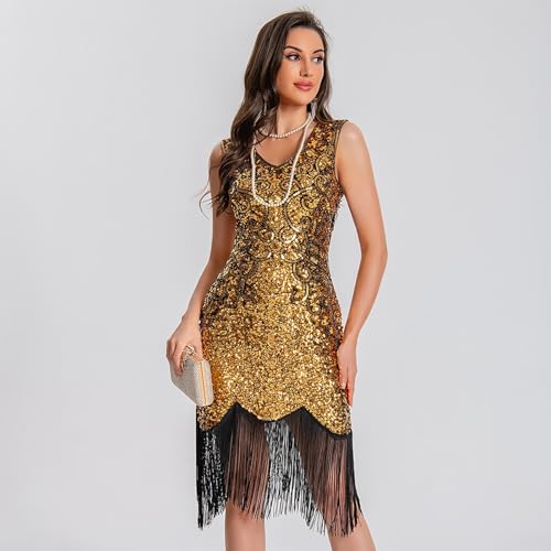Robe de soirée vintage brodée de perles au raffinement absolu - 7