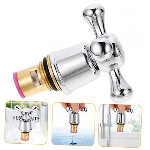 DOITOOL 2Pcs Victorian Style Cross Head Faucet Handles Replacement Set 1/2 Inch Tap Knob Handles for Hot Cold Bathroom Kitchen Basin Tap Repair - Image 3