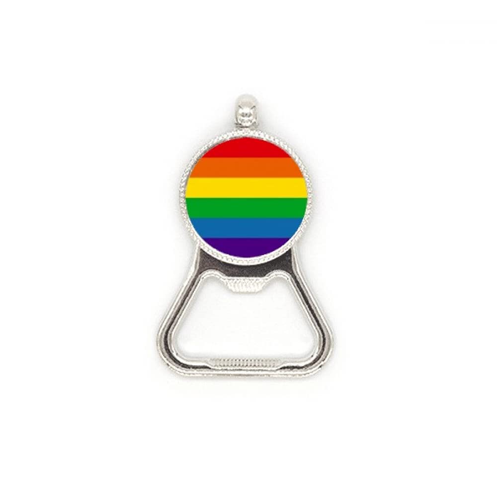 Ouvre-bouteille gay LGBT en acier inoxydable décapsuleur arc-en-ciel résistant pour bouteille