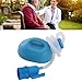 70oz/2000ml Men Urinal Bottle, Portable Long Tube Unisex Potty Urinals for Hospital Incontinence, Large Capacity Spill Proof Urine Bottle for Bedridden Patients Elderly Travel Car Truckers, Blue