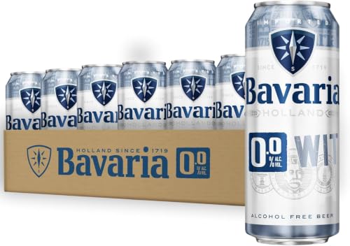 Image of Bavaria 0.0% Wit Alcohol Free Beer | 24 x 500ml Cans