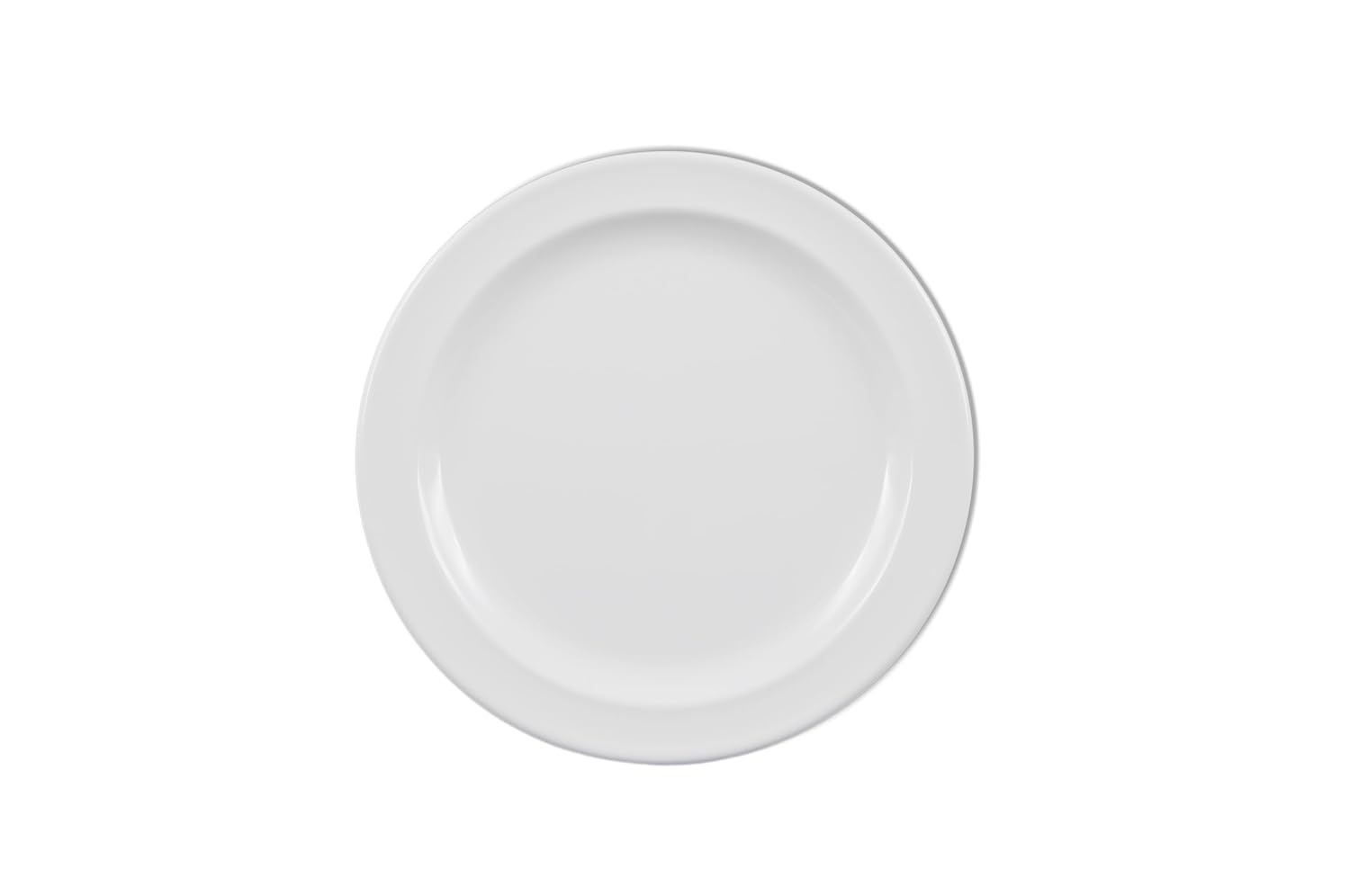 FSE NS107W Dessert Plate, 7-1/4" Dia., Round, Break-Resistant, Pack of 12