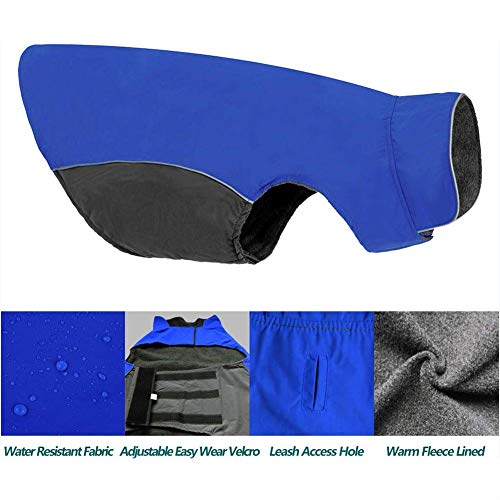 Veste chaude pour chien imperméable pour éviter les frissons en promenade S - 5