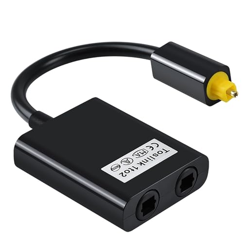 Adaptador de cable de audio óptico para conectar su TV a la barra de sonido de casa