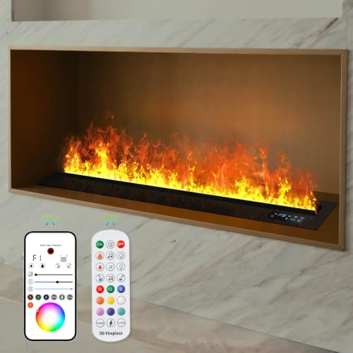 Mexhom Camino a vapore d'acqua, 9 colori fiamma , Nessun calore 150cm