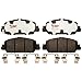 Premium Raybestos Element3 EHT? Replacement Front Brake Pad Set for ?13-?21 Honda Accord & ?16-?19 Honda HR-V Model Years (EHT1654H)