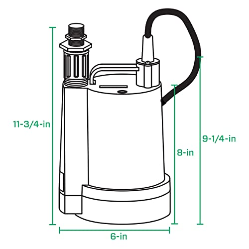1/3HP Automatic Utility Pump