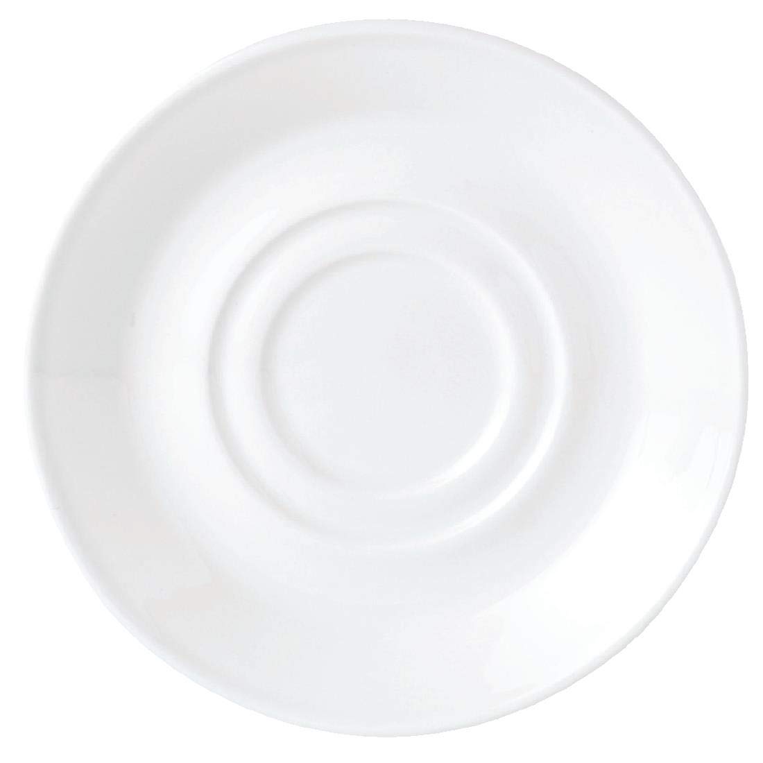 Steelite V0097 Simplicity Low Cup Saucer, White (Pack of 36)