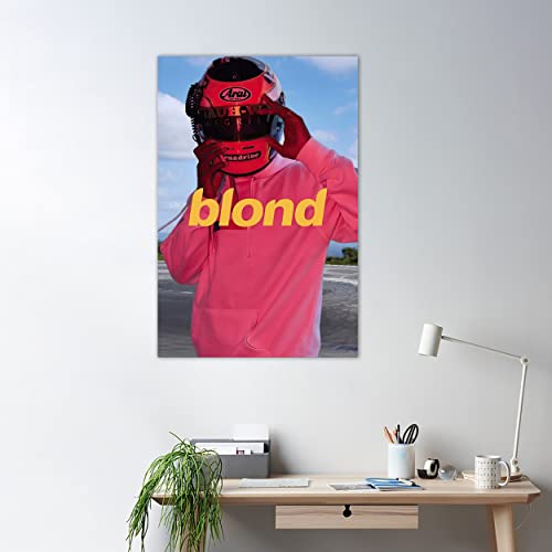 Frank Ocean Blond Album Cover Limited Edition Posters, Music Poster Wall Art Room Aesthetic For Teen And Girls Dorm Decor 16"X24" Unframed #TOP5