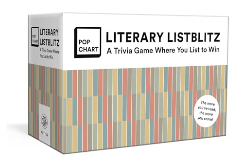 Literary Listblitz le jeu de trivia parfait pour animer vos soirées