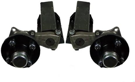 935 lb. Capacity Non-Adjustable Torsion Half Axles (4-4" Bolt Circle)